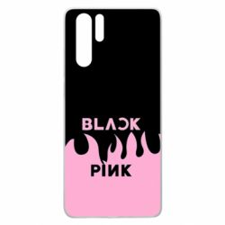 Чехол для Huawei P30 Pro Blackpink pink fire - PrintSalon