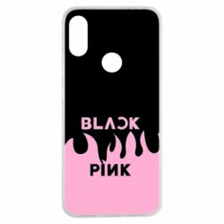 Чехол для Xiaomi Redmi Note 7 Blackpink pink fire - PrintSalon
