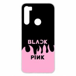 Чехол для Xiaomi Redmi Note 8 Blackpink pink fire - PrintSalon