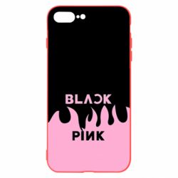 Чехол для iPhone 7 Plus Blackpink pink fire - PrintSalon
