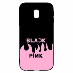 Чехол для Samsung J3 2017 Blackpink pink fire - PrintSalon