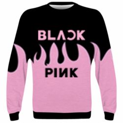 3D свитшот Blackpink pink fire - PrintSalon
