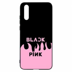Чехол для Huawei P20 Blackpink pink fire - PrintSalon