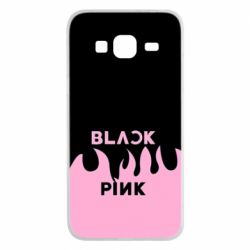 Чехол для Samsung J3 2016 Blackpink pink fire - PrintSalon