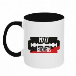 Чашка двокольорова Blade, Peaky Blinders - PrintSalon