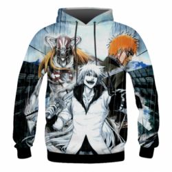 Чоловіче 3D худі Bleach inside - PrintSalon