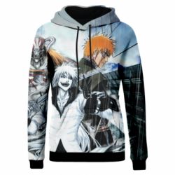 Жіноче 3D худі Bleach inside-PrintSalon Жіноче 3D худі Bleach inside