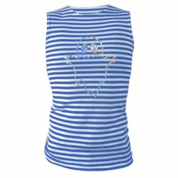 Майка-тельняшка Блестящее приведение - PrintSalon