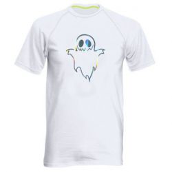 Мужская футболка для спорта Блестящее приведение - PrintSalon