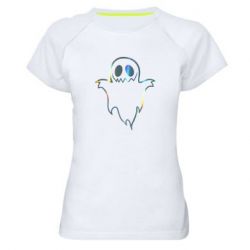 Женская футболка для спорта Блестящее приведение - PrintSalon