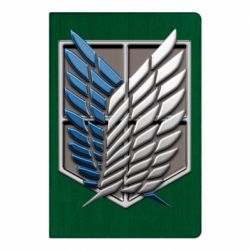 Блокнот Attack Titan Survey Corps Logo 3D
