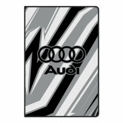 Блокнот Audi and gray background - PrintSalon