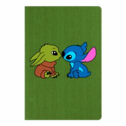 Блокнот Baby Yoda And Stitch - PrintSalon