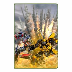 Блокнот Bumblebee and Optimus Prime - PrintSalon