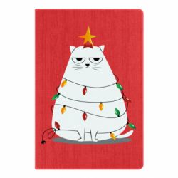 Блокнот Cat and Christmas Lights - PrintSalon