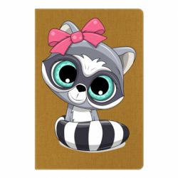 Блокнот Cute raccoon - PrintSalon