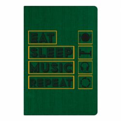 Блокнот Eat sleep dj repeat. - PrintSalon