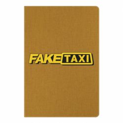 Блокнот Fake taxi logo 2 - PrintSalon