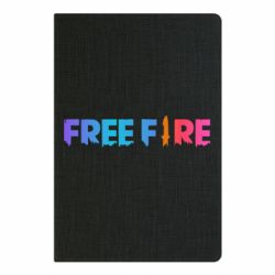 Блокнот Free fire gradient logo