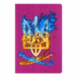 Блокнот Горящий гербу Украины - PrintSalon