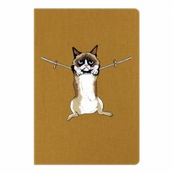 Блокнот Grumpy Cat On The Rope - PrintSalon