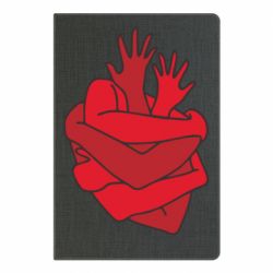 Блокнот Heart out of hands - PrintSalon