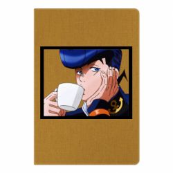 Блокнот Higashikata Josuke drinking tea - PrintSalon
