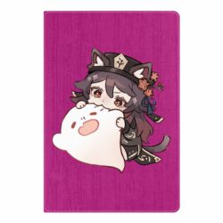 Блокнот Hu Tao cat