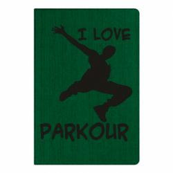 Блокнот I love parkour - PrintSalon