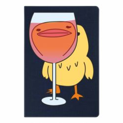 Блокнот Качка і келих вина - PrintSalon