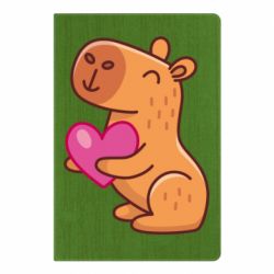 Блокнот Капибара сердечко