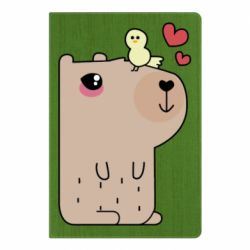 Блокнот Капибара с цыпленком