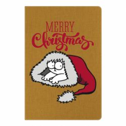 Блокнот Кот саймона рождество - PrintSalon