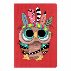Блокнот Little owl with feathers - PrintSalon