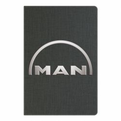 Блокнот Man metallic logo - PrintSalon