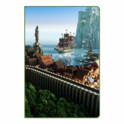 Блокнот Minecraft beautiful town - PrintSalon
