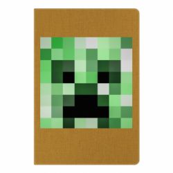 Блокнот Minecraft minimalist Creeper - PrintSalon
