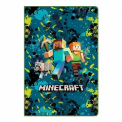 Блокнот Minecraft Steve Alex And Dog - PrintSalon