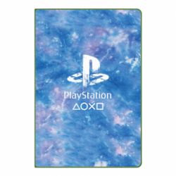 Блокнот Playstation on tai dai background - PrintSalon