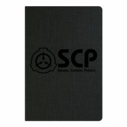 Блокнот SCP logo text - PrintSalon