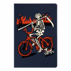 Блокнот Смерть с косой в винке! Горящий кремль