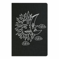 Блокнот Sun and Moon faces - PrintSalon