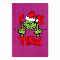 Блокнот The grinch f*ck them - PrintSalon