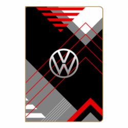Блокнот Volkswagen logo and abstraction - PrintSalon