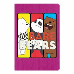 Блокнот We bare bears collage - PrintSalon