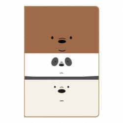 Блокнот We bare bears ice cream - PrintSalon