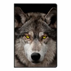 Блокнот Wolf with yellow eyes - PrintSalon