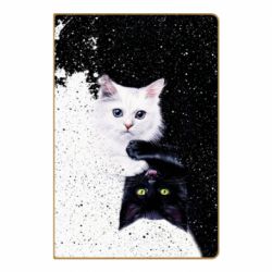 Блокнот Yin and Yang cats - PrintSalon