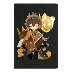 Блокнот Zhongli with baloon - PrintSalon