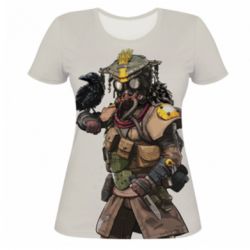 Женская футболка 3D Bloodhound Apex Legends - PrintSalon